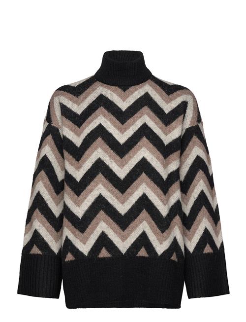 Vero Moda Vmkalina Ls Highneck Long Pullover Ga Vero Moda Black