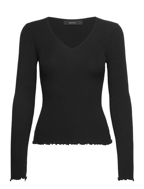 Vero Moda Vmevie Ls V-Neck Pullover Ga Noos Vero Moda Black