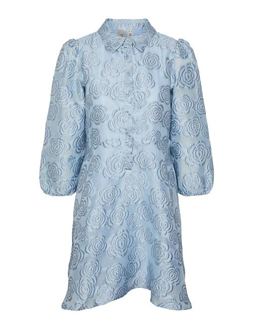 Yasphelia 3/4 Shirt Dress YAS Blue