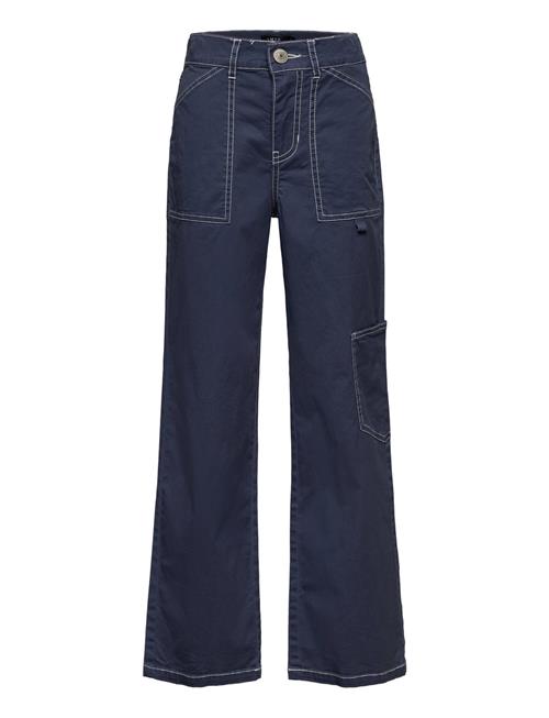 LMTD Nlmsuni Twi Loose Worker Pant LMTD Blue