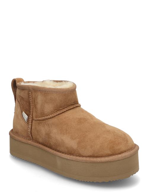 Rosemunde Rhbrisbane Shearling Plateau Boots Rosemunde Brown