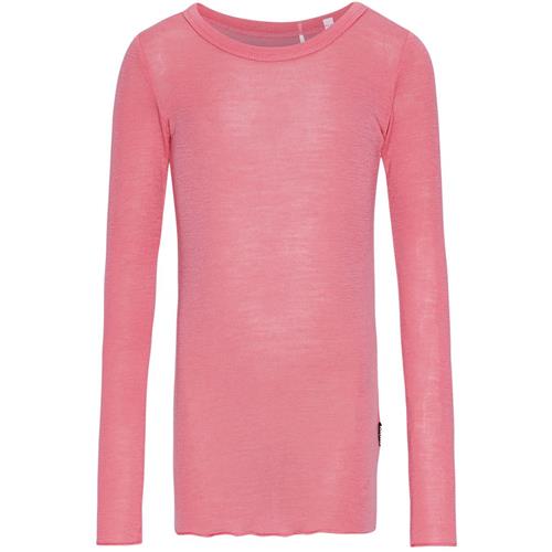 Molo Rihanna Langærmet T-shirt I Uld Flamingo Plume | Lyserød | 158/164 cm