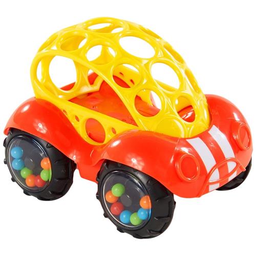 Bright Starts Rattle & Roll Buggie™ Bil Med Rangle | Rød | 0-2