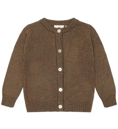 The New Siblings Cardigan - Strik - TnsKeve - Ivy Green m. Glimm