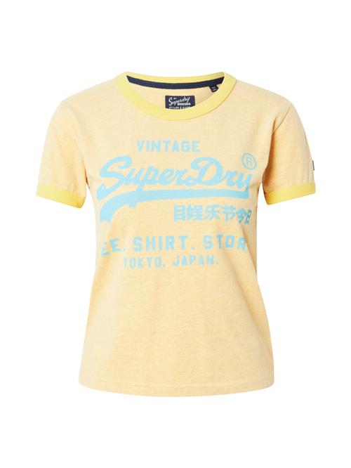 Superdry Shirts  himmelblå / lysegul