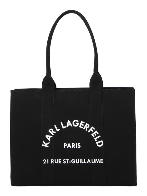 Karl Lagerfeld Shopper 'RSG'  sort / hvid