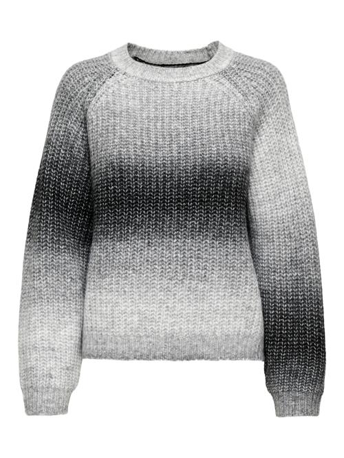 JDY Pullover 'JDYEliza'  lysegrå / grå-meleret / sort