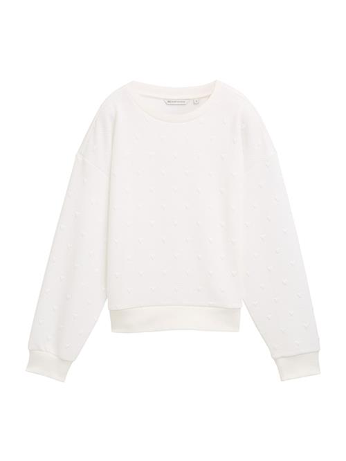 TOM TAILOR DENIM Sweatshirt  offwhite