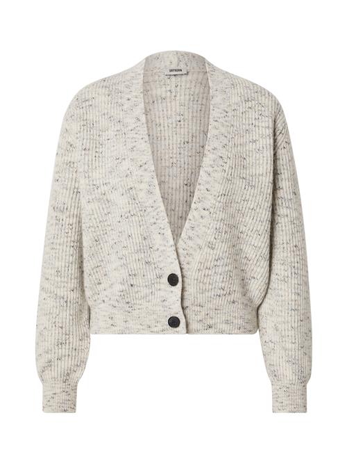 DRYKORN Cardigan 'COOPIE'  hvid-meleret