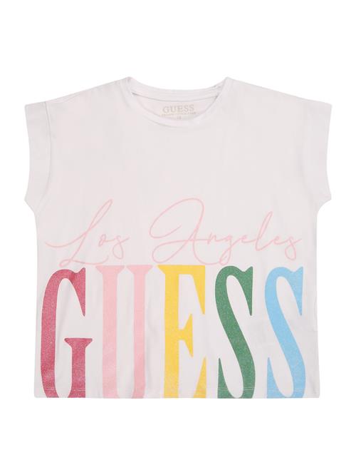 GUESS Bluser & t-shirts  smaragd / pink / lyserød / offwhite