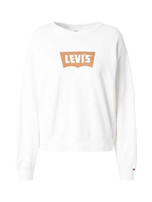 LEVI'S ® Sweatshirt 'HERITAGE'  cognac / hvid