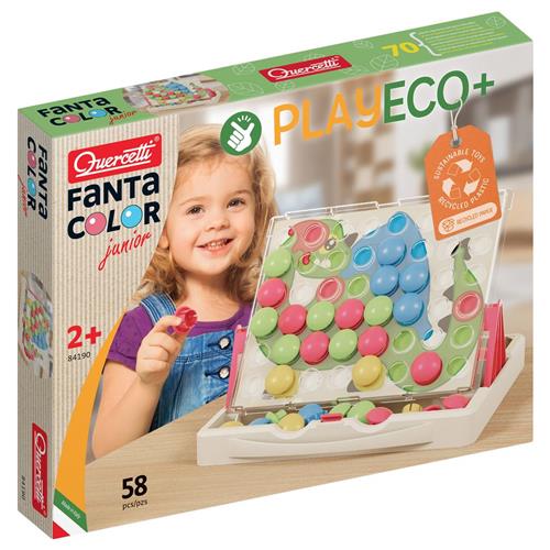 Quercetti Eco+ Fanta Color Junior Byggesæt | Rød | 2-6 years