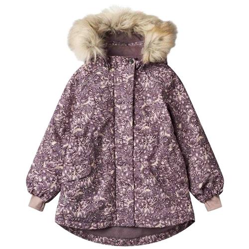 Wheat Mathilde Tech Blomstret Jakke Purple Tulips | Lilla | 98 cm