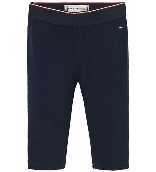 Se Tommy Hilfiger Leggings - Dark Night Navy ved KidsWorld