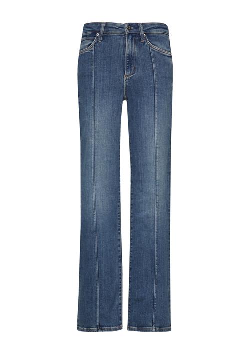 Se s.Oliver Jeans med lægfolder  blå ved About You