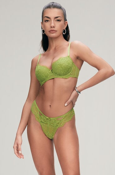 Hunkemöller Brasiliansk trusse Arabella grøn