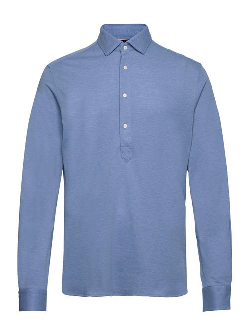 Tommy Hilfiger Dc Pique Popover Rf Shirt Tommy Hilfiger Blue