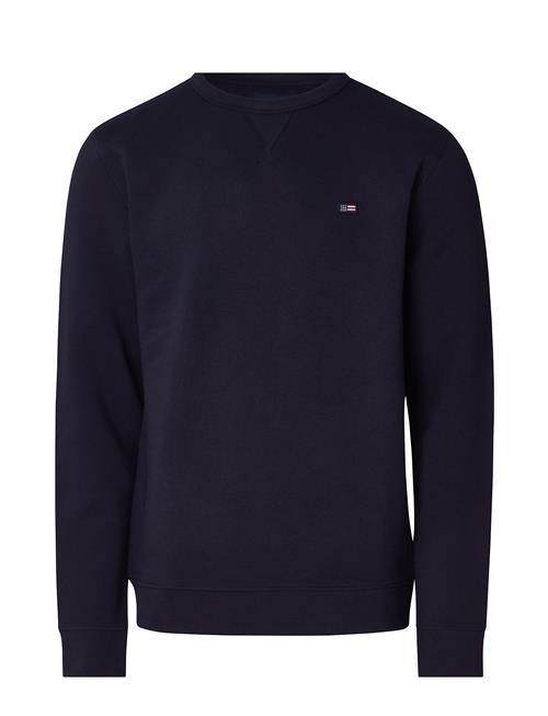 Se Lexington Clothing Matteo Organic Cotton Crew Sweatshirt Lexington Clothing Navy ved Booztlet