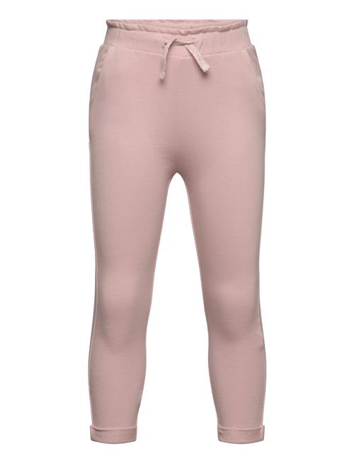 Se Mango Cotton Jogger-Style Trousers Mango Pink ved Booztlet