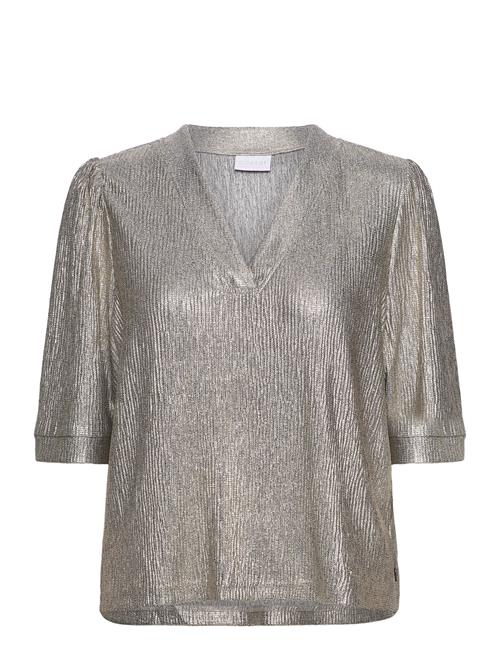 Coster Copenhagen Top With Puf Sleeves Coster Copenhagen Silver