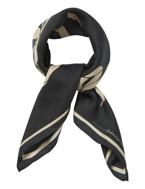 Becksöndergaard Bow Twill Sia Scarf Becksöndergaard Black