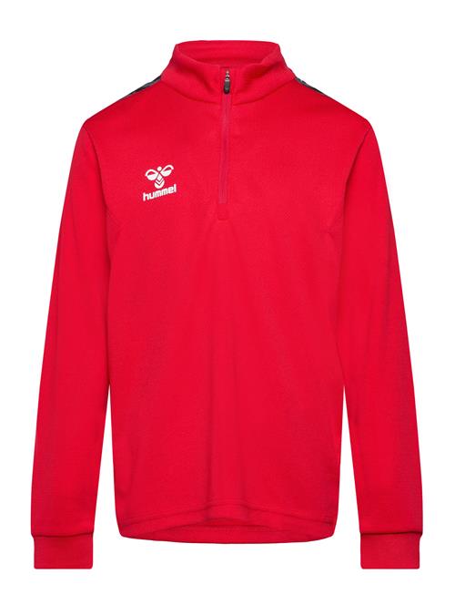 Hmlauthentic Half Zip Sweat Kids Hummel Red