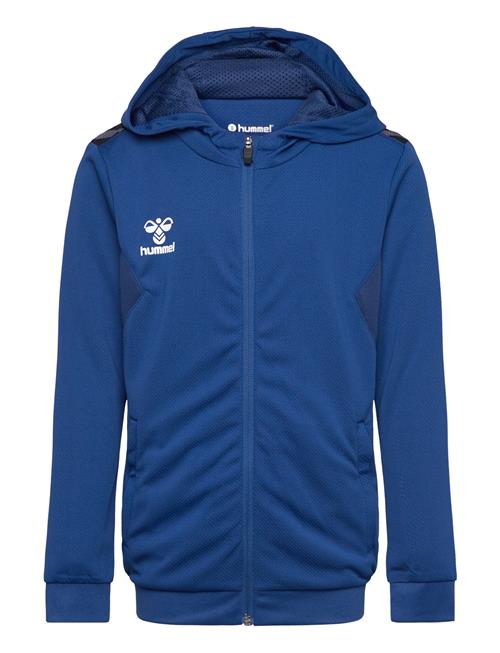 Hummel Hmlauthentic Pl Zip Hoodie Kids Hummel Blue