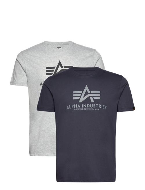 Alpha Industries Basic T 2 Pack Alpha Industries Navy