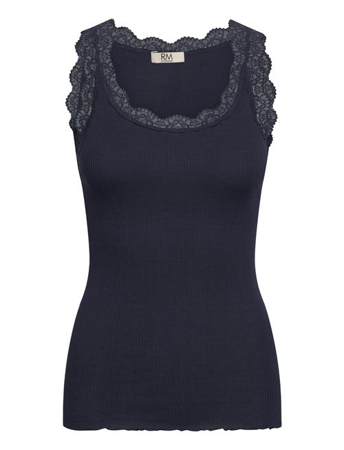 Rmwbalta Sl Regular U-Neck Top RM By Rosemunde Navy