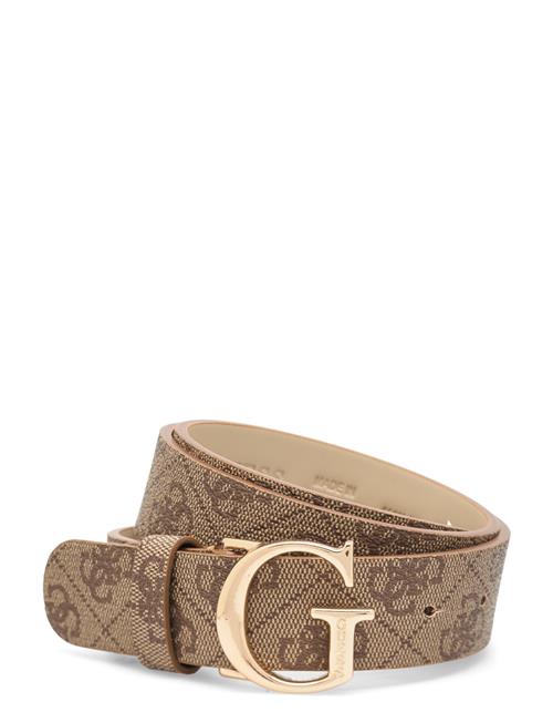 GUESS Noelle Logo Adj Pant Belt GUESS Brown