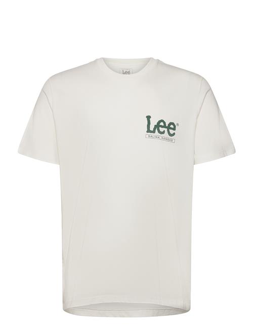 Lee Jeans Ss Tee Lee Jeans White