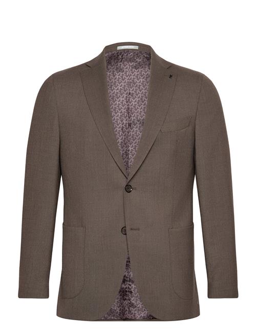 Flannel Blazer Michael Kors Brown