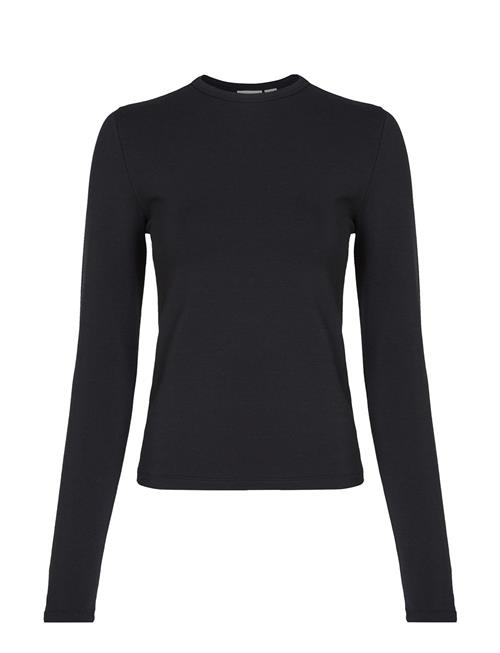 Calvin Klein Modal Stretch Slim C-Neck Top Ls Calvin Klein Black