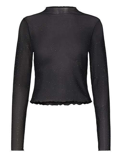 Se NOISY MAY Nmstar Foil L/S High Neck Mesh Jrs Fwd NOISY MAY Black ved Booztlet