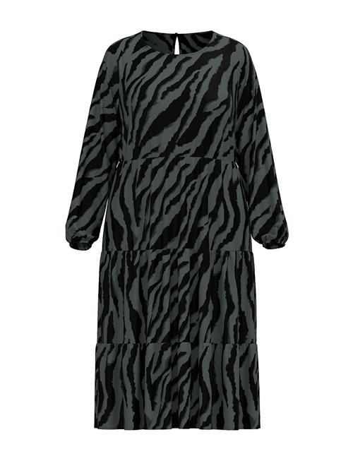 ONLY Carmakoma Carzorra L/S O-Neck Dress Wvn ONLY Carmakoma Black