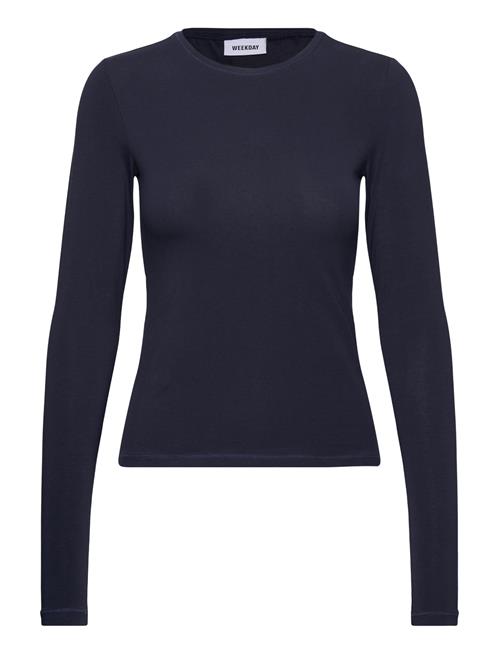 Weekday Slim Fitted Long Sleeve Weekday Navy