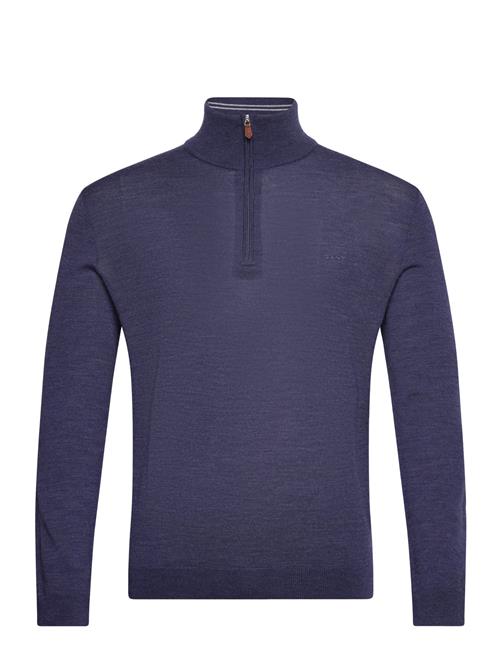 GANT Extrafine Merino Wool Half Zip GANT Navy