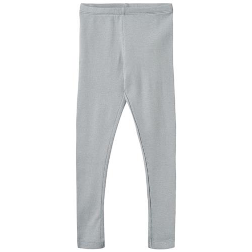Wheat Maddy Ribbede Leggings Cloudy Sky | Blå | 104 cm