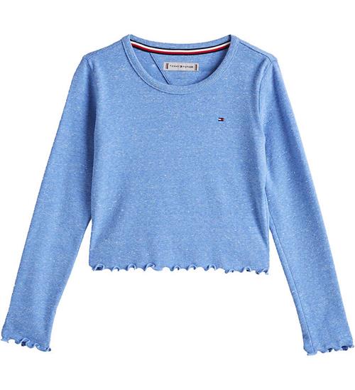 Tommy Hilfiger Bluse - Cropped - Blue Spell