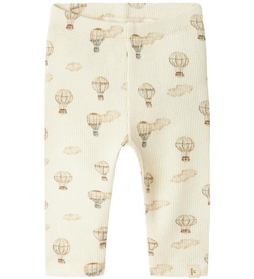 Lil Atelier Lil' Atelier Leggings - Rib - NmnGavo - Turtledove/AIR BALLOON