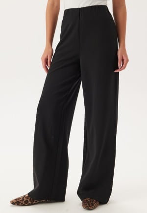 BUBBLEROOM Wide Soft Trousers Black S