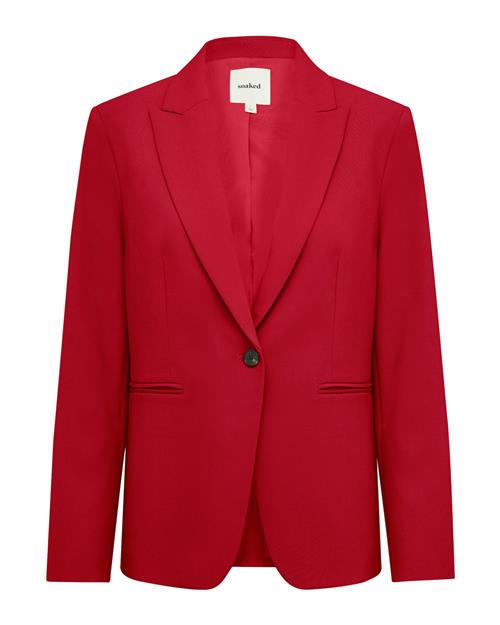 SOAKED IN LUXURY Blazer 'Corinne'  brandrød