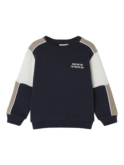 NAME IT Sweatshirt  marin / grå / hvid