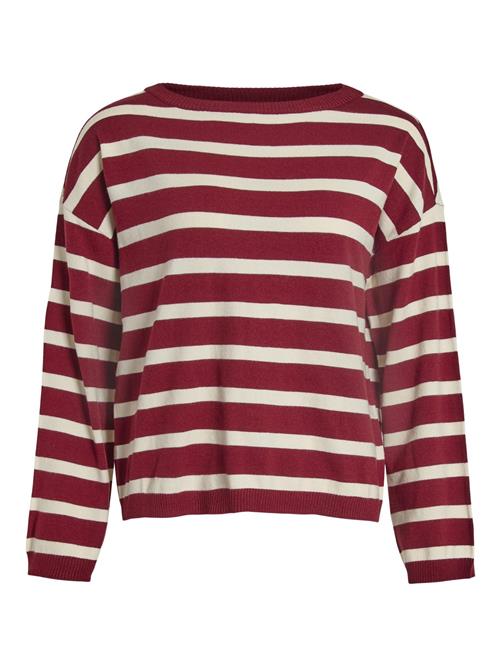 Se VILA Pullover  creme / bordeaux ved About You