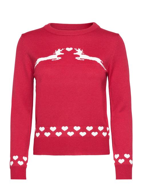 ONLY Onlxmas Snowflake Ls O-Neck Knt ONLY Red