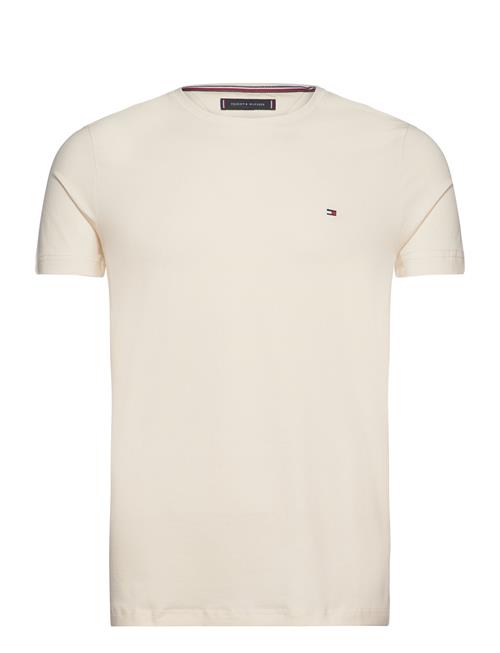 Stretch Slim Fit Tee Tommy Hilfiger Beige