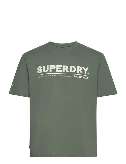 Superdry Sport Utility Sport Logo Loose Tee Superdry Sport Green