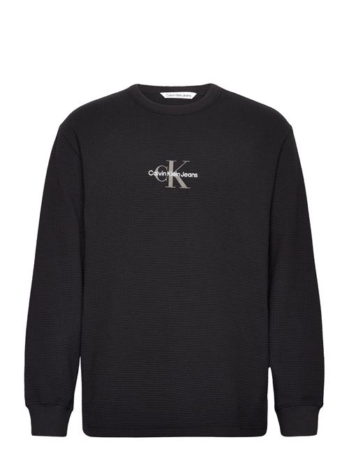 City Grid Ls Tee Calvin Klein Jeans Black