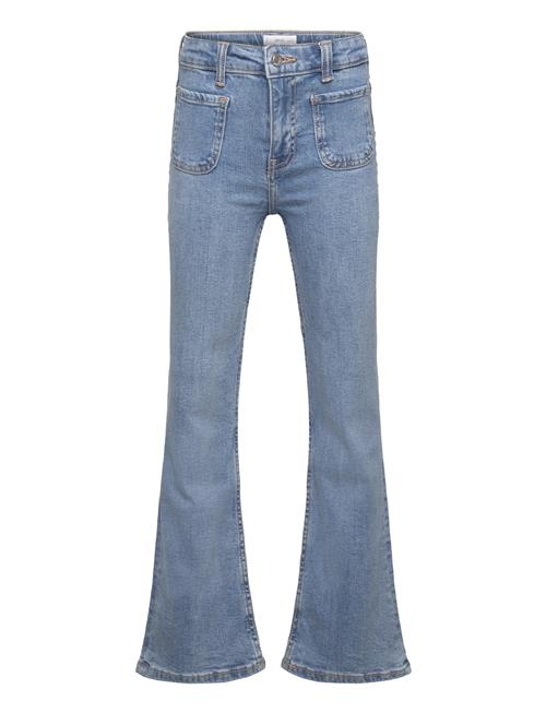 Mango Flared Jeans With Pocket Mango Blue