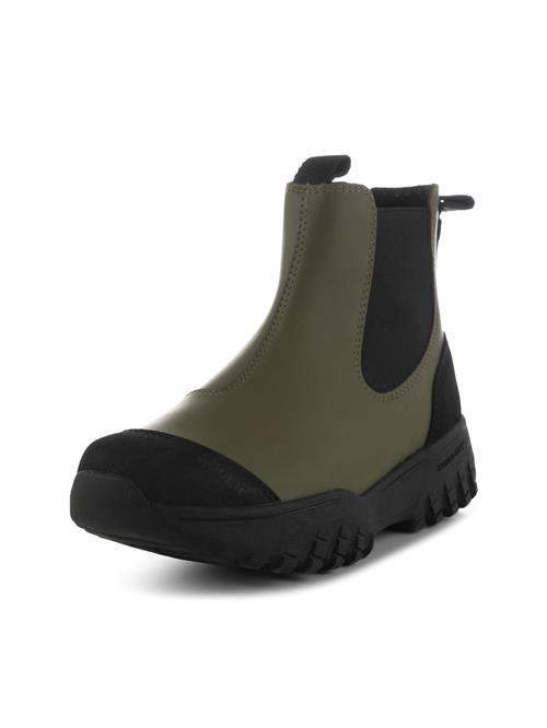 Se WODEN Chelsea Boots 'Magda'  mørkegrøn / sort ved About You